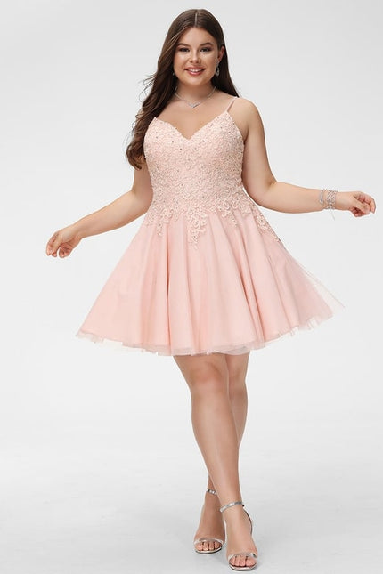 Robe De Bal Courte Perlée - gallery 5