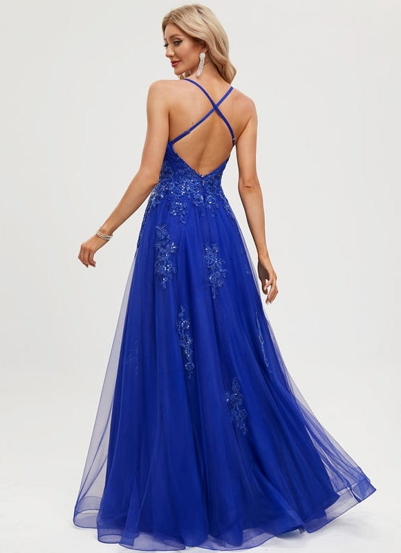 Robe De Bal Tulle Azur - gallery 5