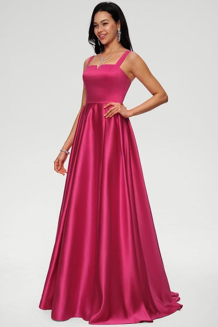 Robe De Bal Fluide Argentée - gallery 4