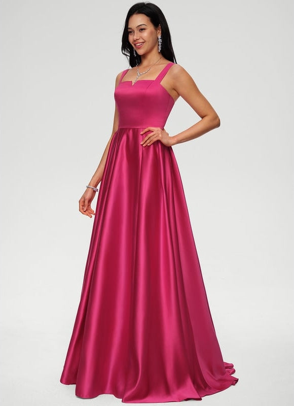 Robe De Bal Fluide Argentée - gallery 4