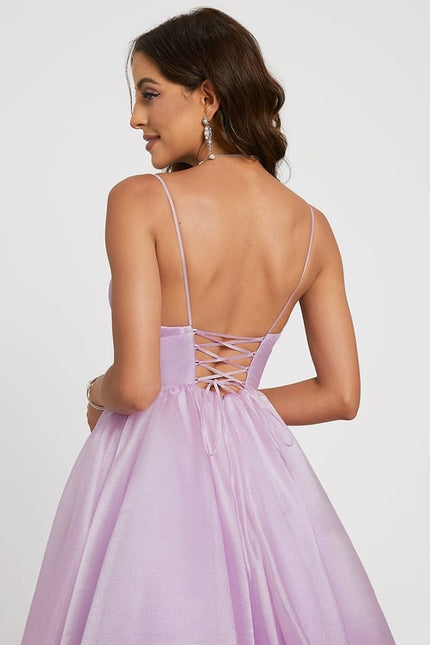 Robe De Bal Lavande Aérienne - gallery 5