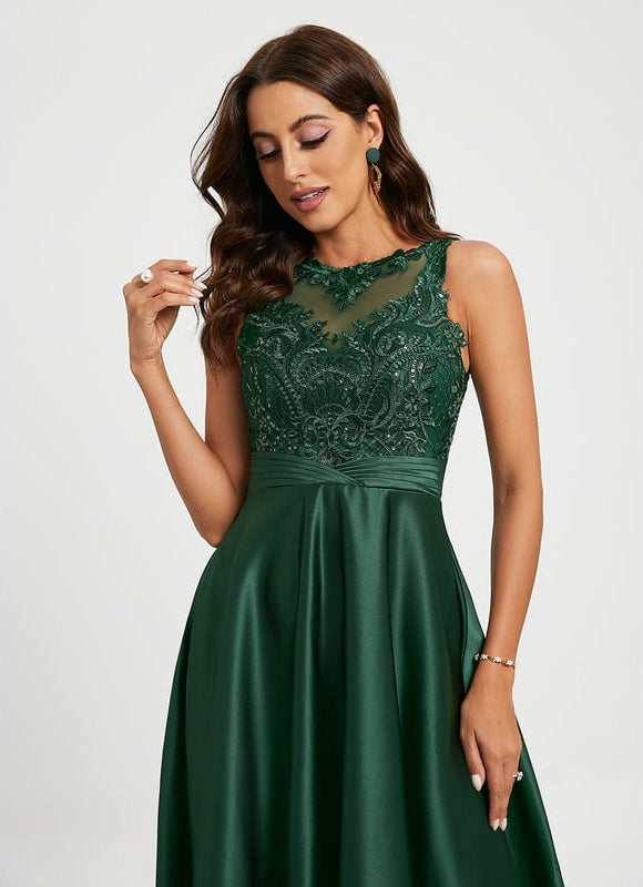 Robe De Bal Élégance Émeraude - gallery 6