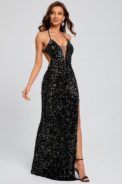 Robe De Bal Sirène Scintillante - gallery 2