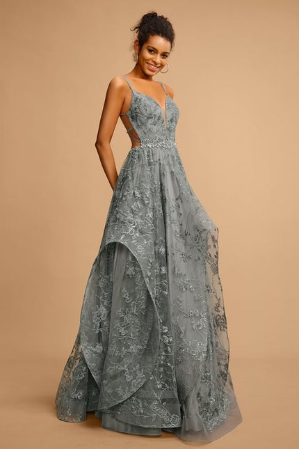 Robe De Bal Sérénité Florale - gallery 3