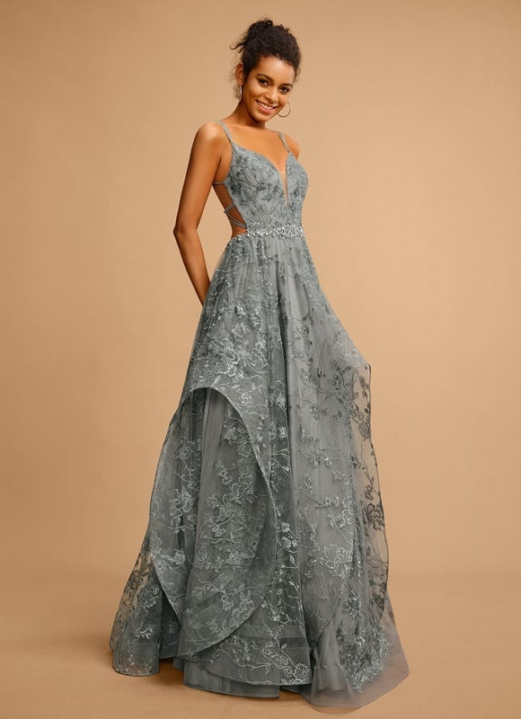 Robe De Bal Sérénité Florale - gallery 3