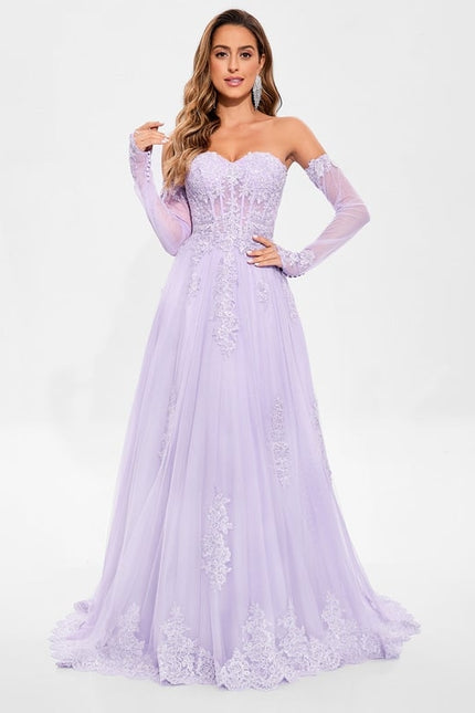 Robe De Bal Lilas Romantique