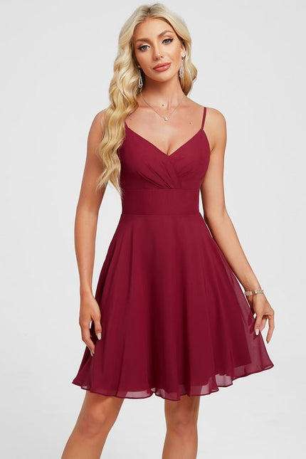 Robe De Bal Col V Fluide - gallery 1