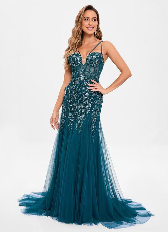 Robe De Bal Traîne Tulle - gallery 3