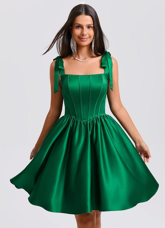 Robe De Bal Émeraude Enjouée