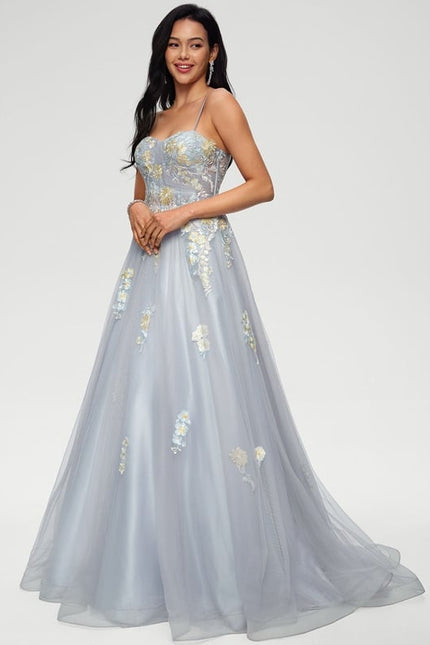 Robe De Bal Tulle Embellie - gallery 2