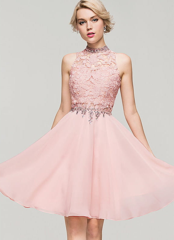 Robe De Bal Chiffon Perlée - gallery 1