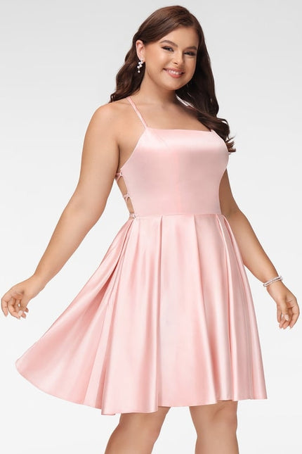 Robe De Bal Satinée À Bretelles - gallery 5