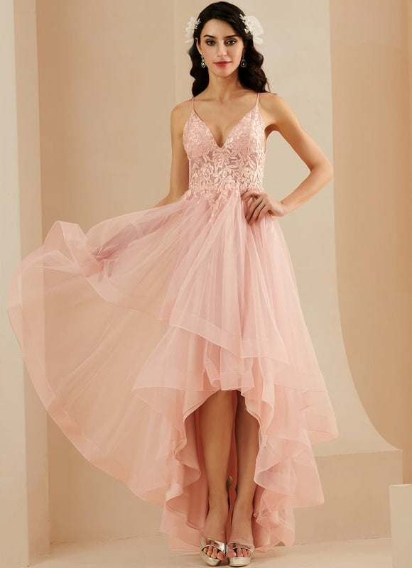 Robe De Bal Tulle Asymétrique - gallery 2