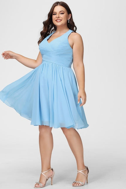 Robe De Bal Mousseline Bordeaux - gallery 6