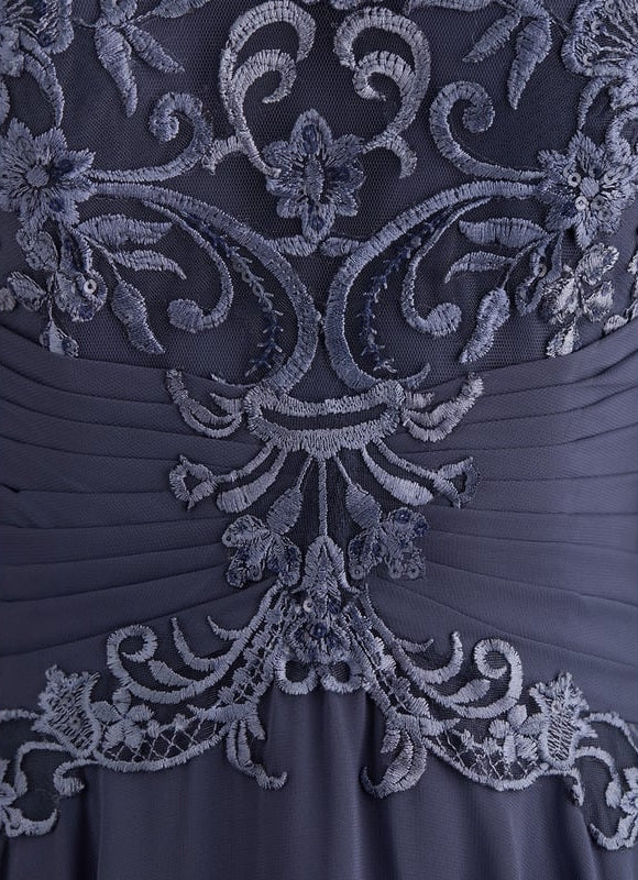 Robe De Bal Longue Marine Chic - gallery 3