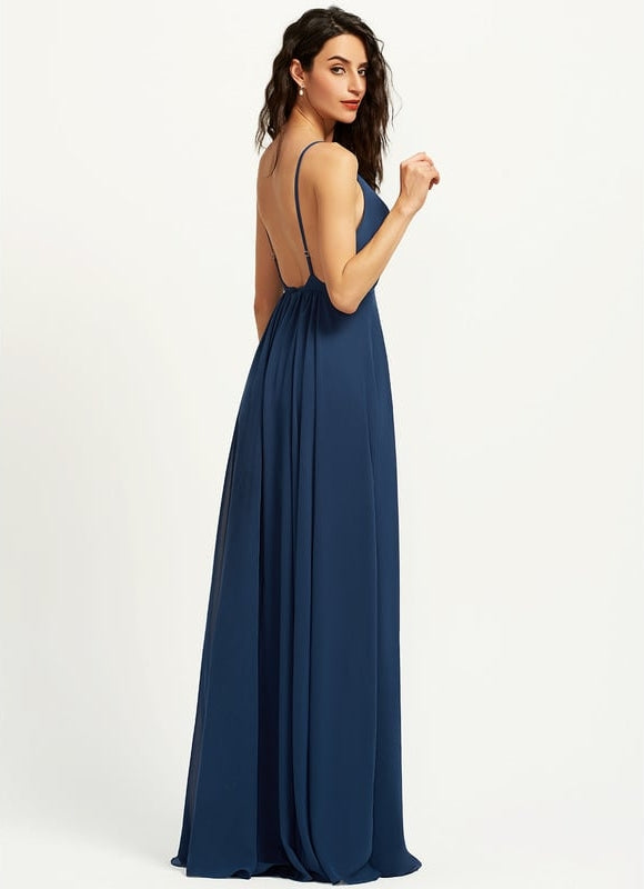 Robe De Bal Bordeaux Fluide - gallery 1