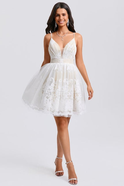 Robe De Bal Tulle Florale - gallery 2
