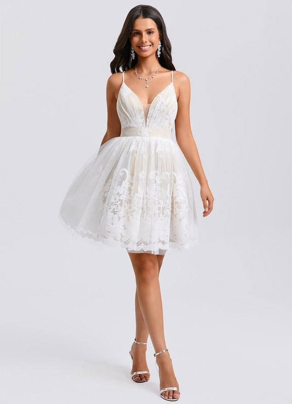 Robe De Bal Tulle Florale - gallery 2