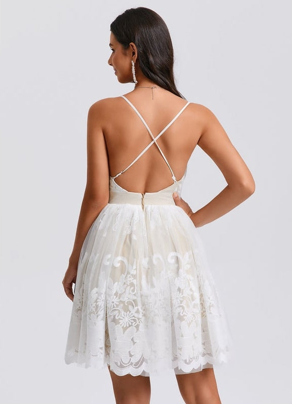 Robe De Bal Tulle Florale - gallery 3