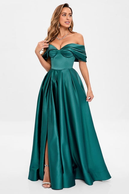 Robe De Bal Émeraude Luminescente - gallery 4