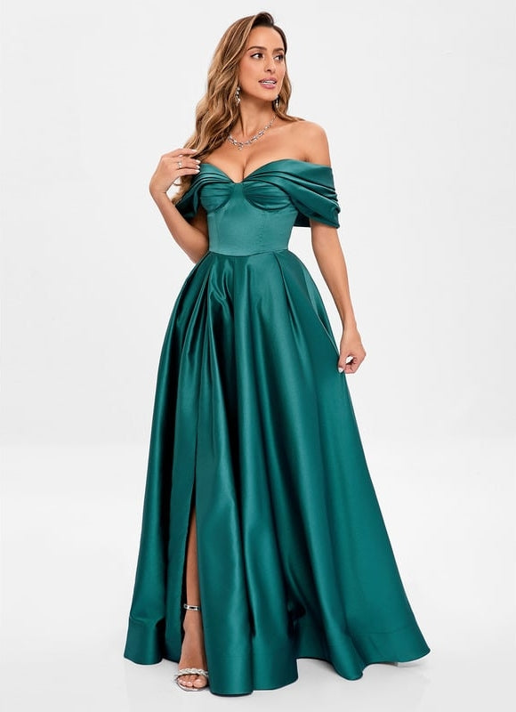 Robe De Bal Émeraude Luminescente - gallery 4