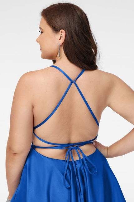 Robe De Bal Rose Satinée - gallery 6