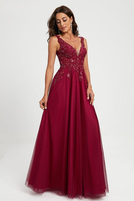 Robe De Bal Éclat Cerise - gallery 3