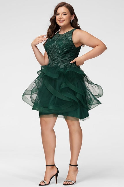 Robe De Bal Tulle Festonnée - gallery 9