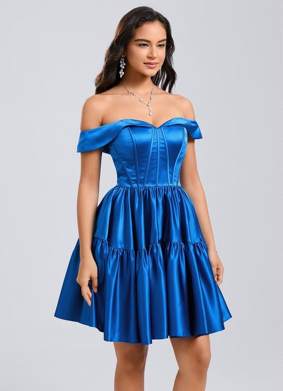 Robe De Bal Satin Voluminieuse - gallery 4