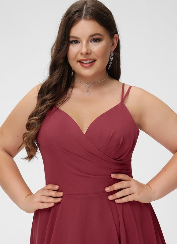 Robe De Bal Fluide Rose - gallery 7