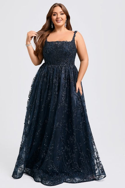 Robe De Bal Organza Marine - gallery 7