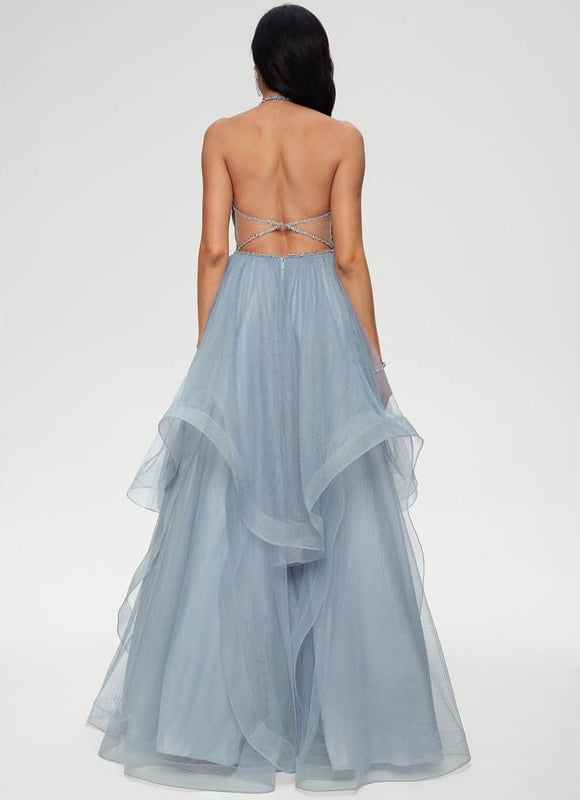 Robe De Bal Tulle Aérienne - gallery 1