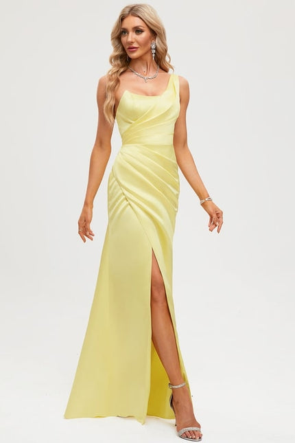 Robe De Bal Jaune Lumineux - gallery 2