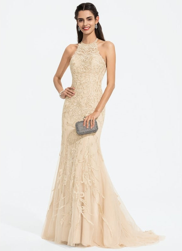 Robe De Bal Écrue Étoilée