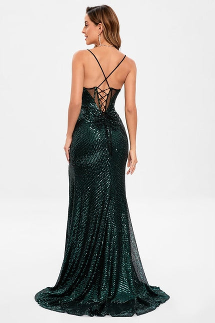 Robe De Bal Élégante Scintillante - gallery 4