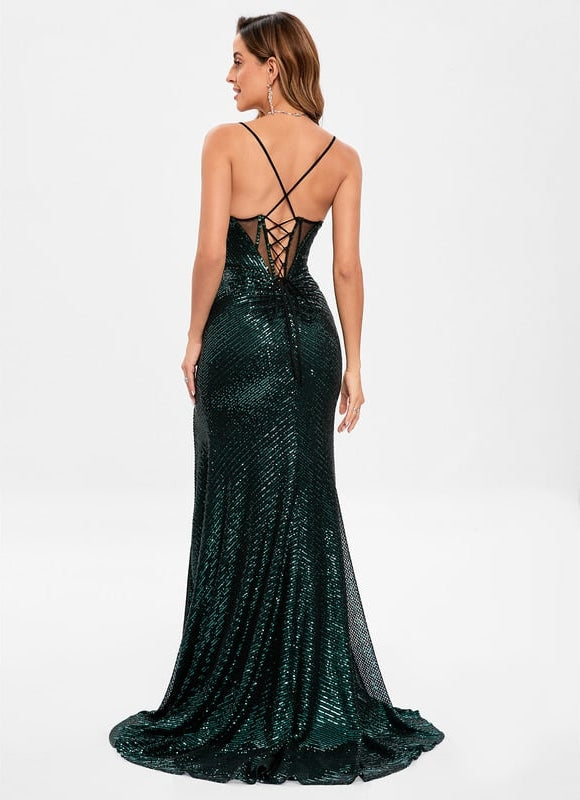 Robe De Bal Élégante Scintillante - gallery 4