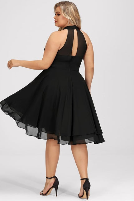 Robe De Bal Noir Flottante - gallery 8