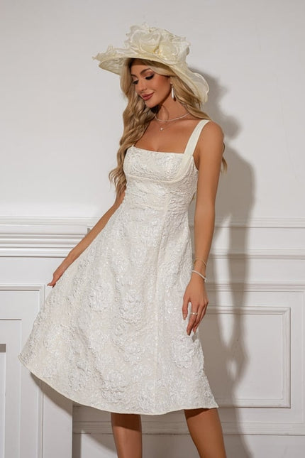 Robe De Bal Rose Brodée - gallery 1