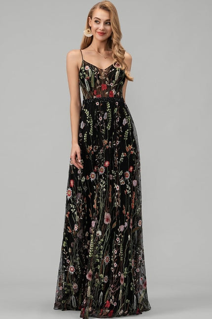 Robe De Bal Florale Élégante - gallery 2