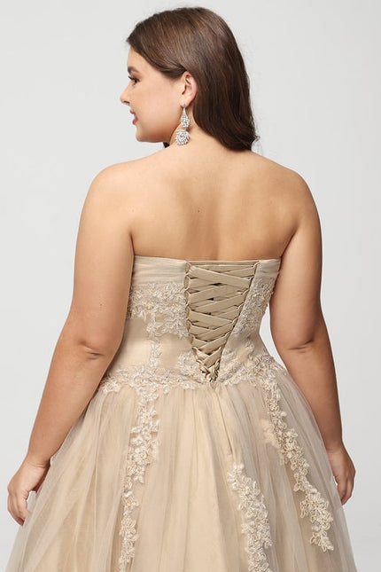 Robe De Bal Tulle Beige - gallery 6