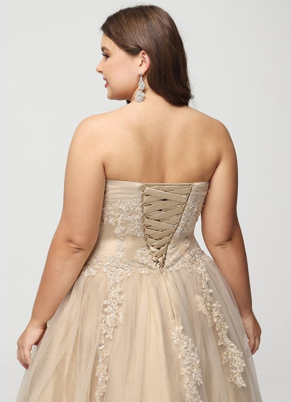 Robe De Bal Tulle Beige - gallery 6