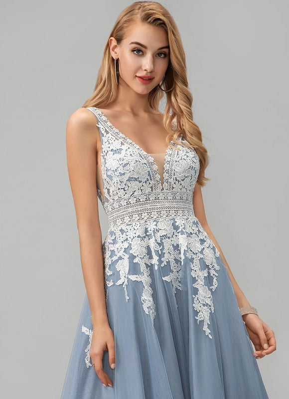 Robe De Bal De Bal Tulle Étoilé - gallery 2
