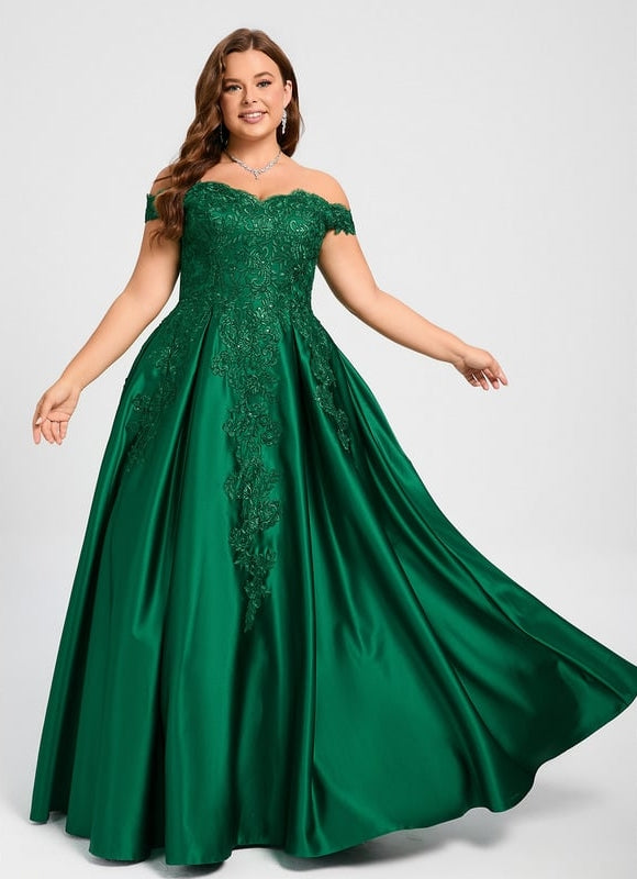 Robe De Bal Émeraude Opulente - gallery 4