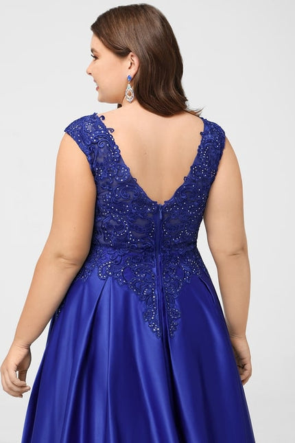 Robe De Bal Satinée Royal - gallery 8