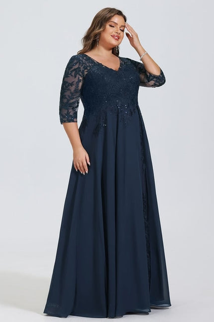 Robe De Bal Longue Bordeaux Élégante - gallery 6