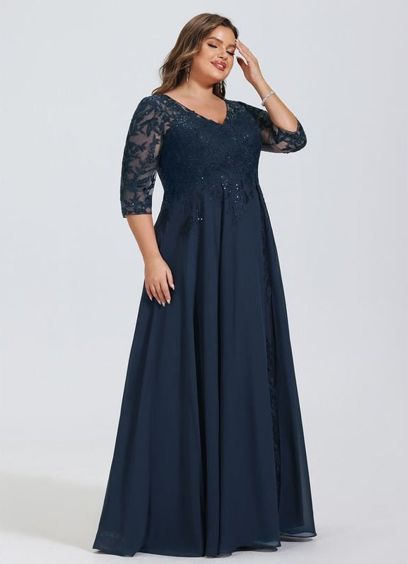 Robe De Bal Longue Bordeaux Élégante - gallery 6