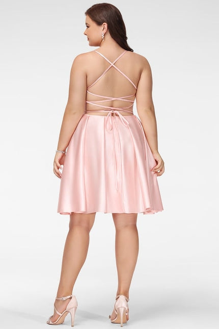 Robe De Bal Satinée À Bretelles - gallery 7