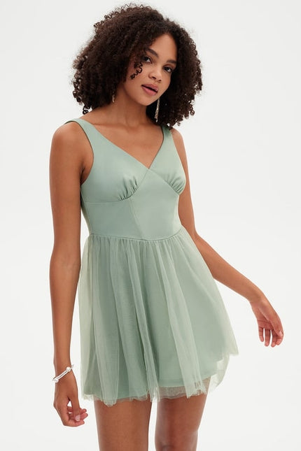 Robe De Bal Émeraude Aérienne - gallery 3
