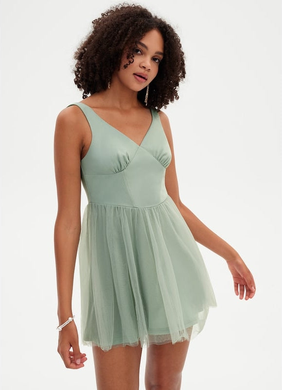 Robe De Bal Émeraude Aérienne - gallery 3