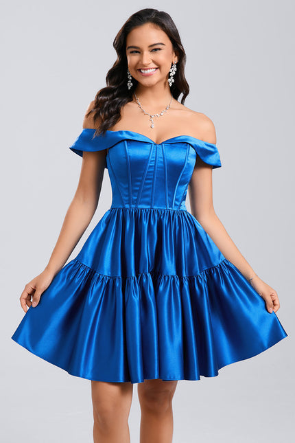 Robe De Bal Satin Voluminieuse - gallery 1